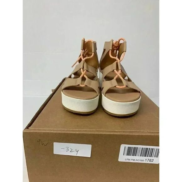 -324 Sorel Brown, Wedges, US 9 Womens - Picture 3 of 6